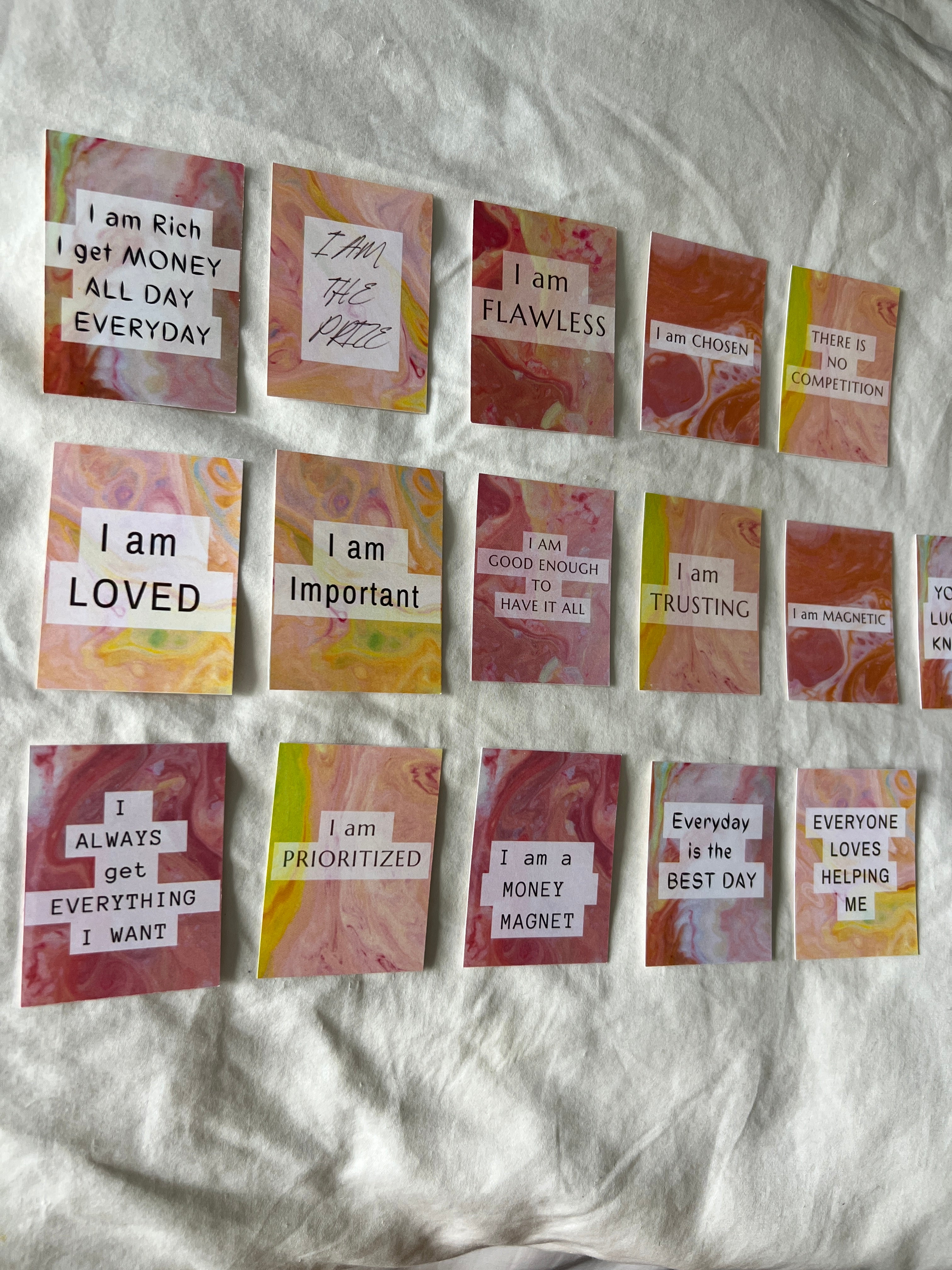 Affirmation Cards Choose Your Own Set