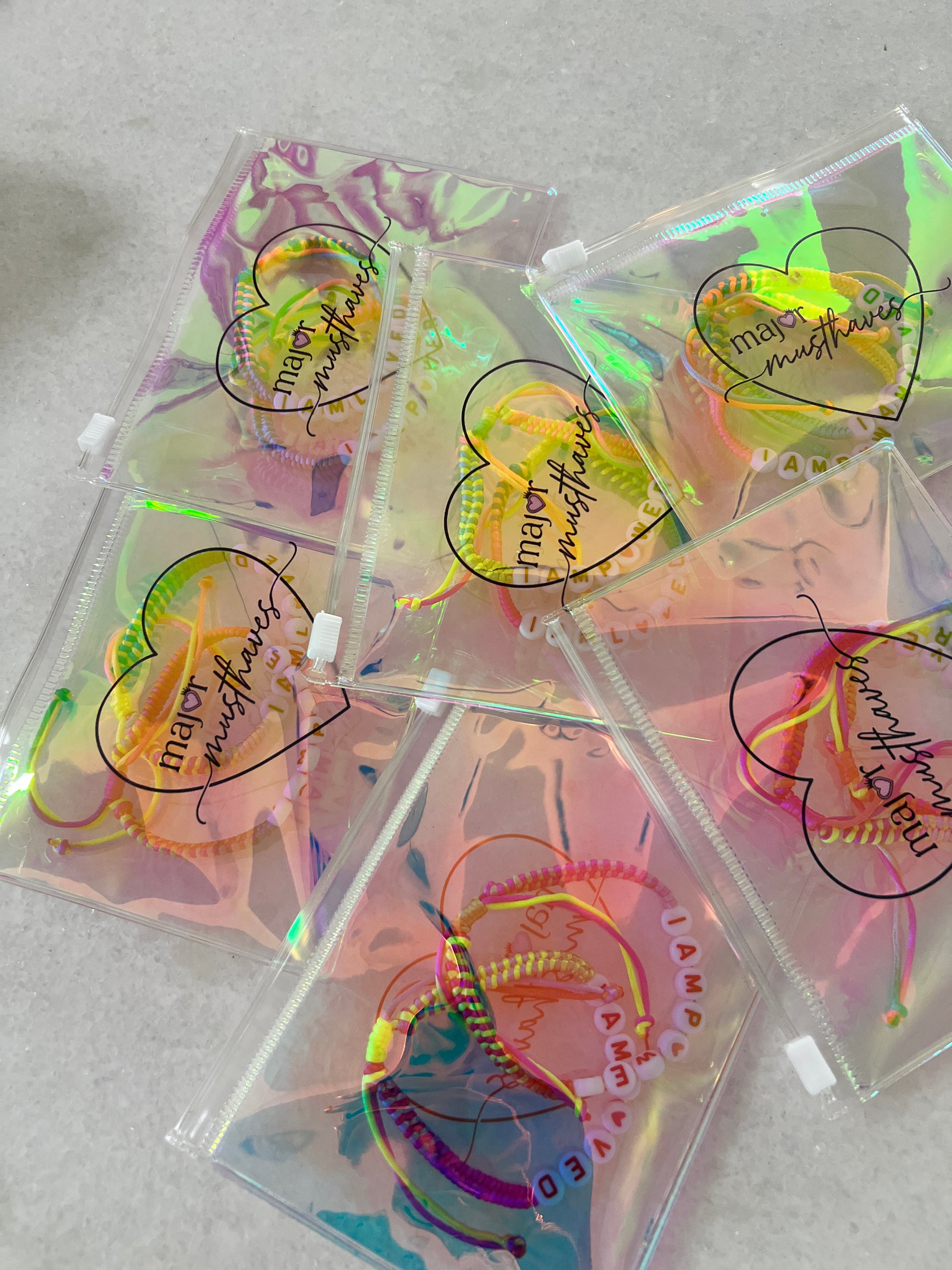 Colorful Affirmation Adjustable Bracelets