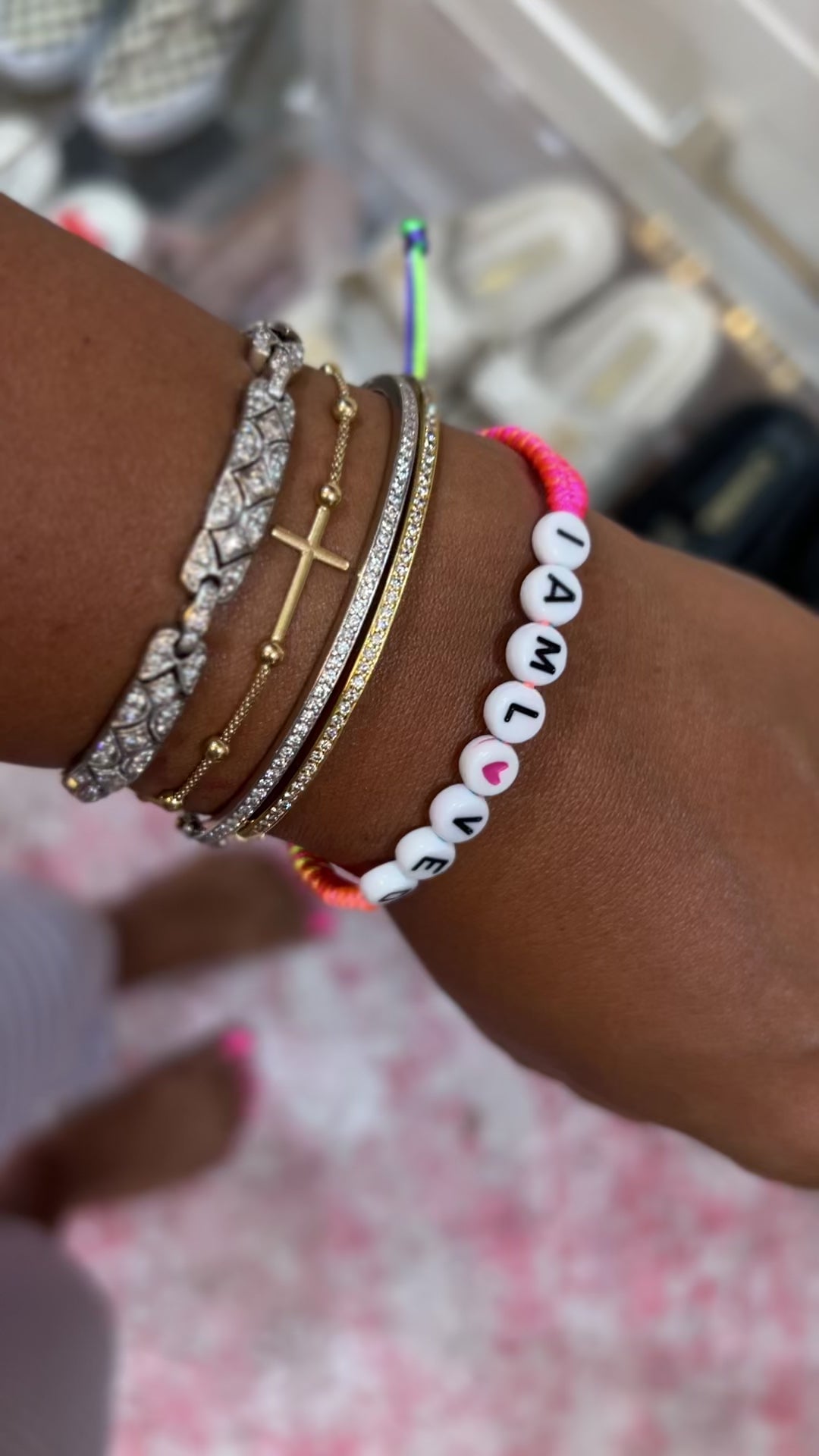 Colorful Affirmation Adjustable Bracelets